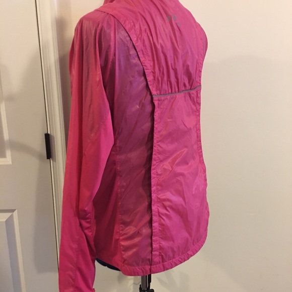Athleta Jackets & Coats Athlete Pink Run Jacket Xl Like New Poshmark